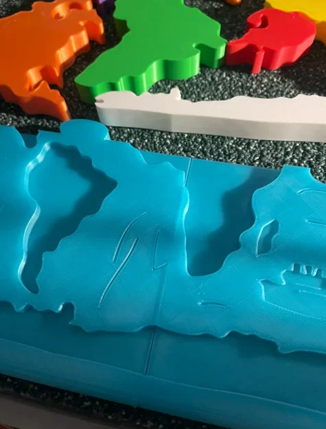 Bản đồ Thế giới - puzzle lắp miếng cho bé - Image 9