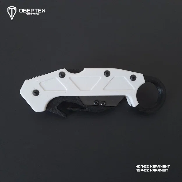 OBERTECH NSP-02 KARAMBIT – Dao rọc gấp (folding utility knife) 3D print - Image 2