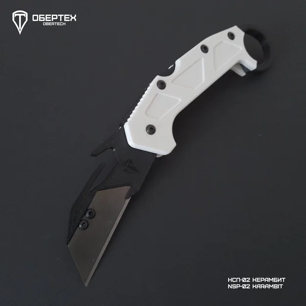 OBERTECH NSP-02 KARAMBIT – Dao rọc gấp (folding utility knife) 3D print - Image 4