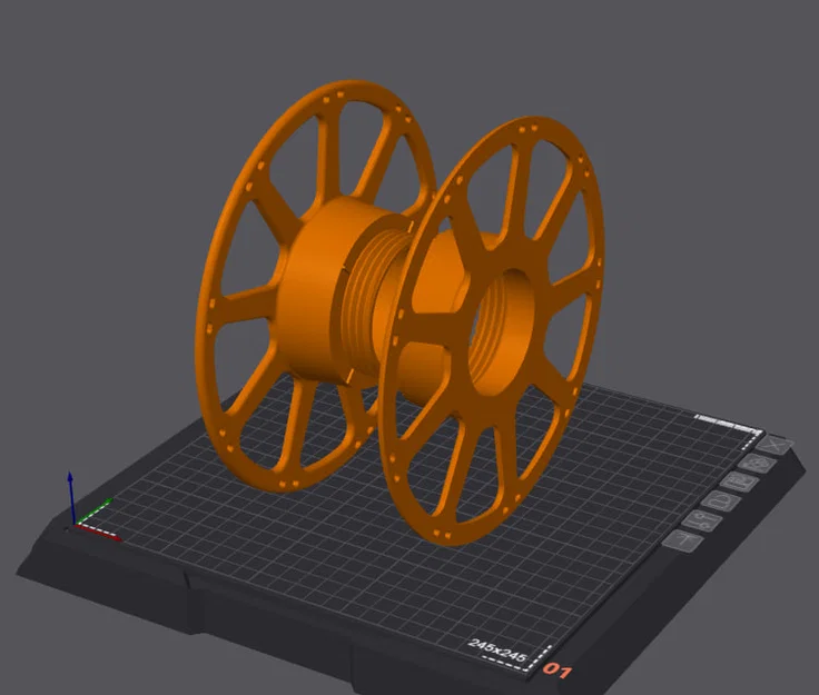 Coil gấp gọn cho filament - Image 1