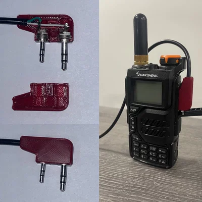 Kenwood 2-pin – Vỏ in 3D cho jack/connector chuẩn Kenwood