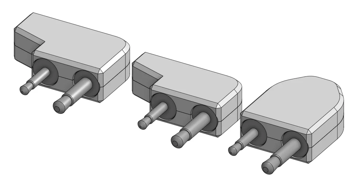 Kenwood 2-pin – Vỏ in 3D cho jack/connector chuẩn Kenwood - Image 5