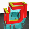 Mô hình Cube hình học trang trí in 3D cực chất - Thumbnail 2