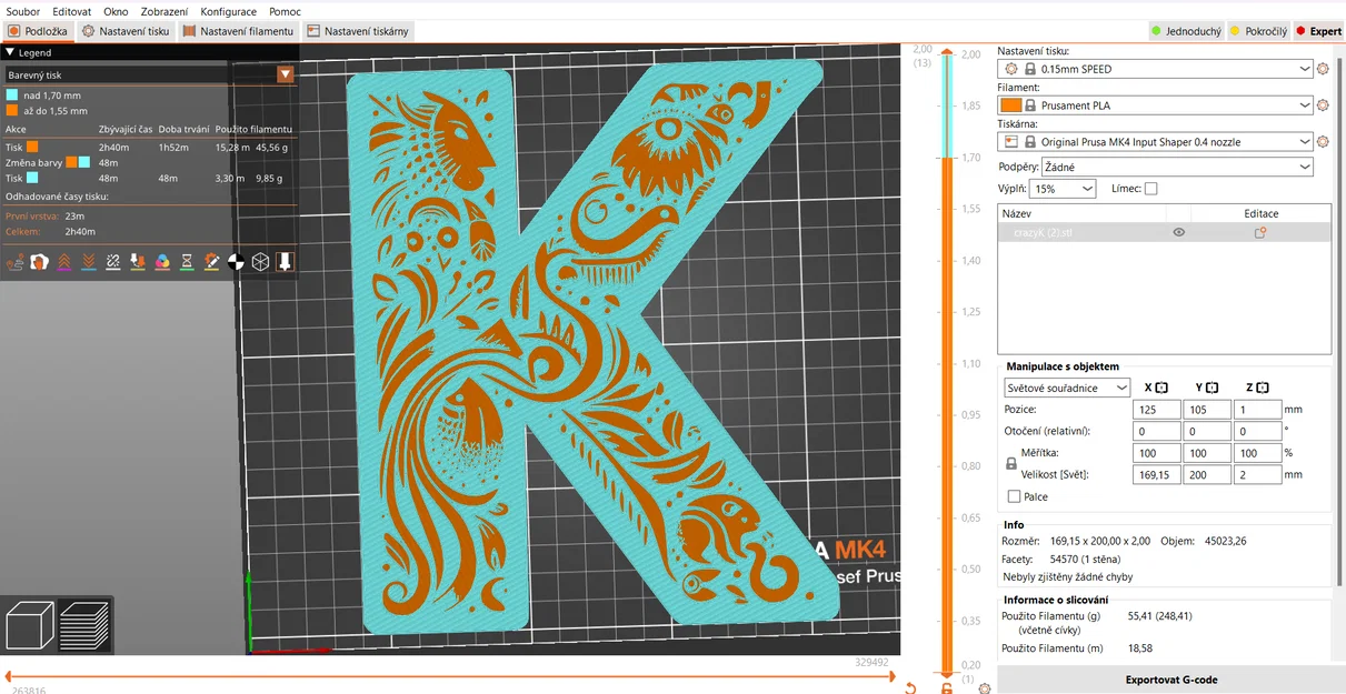 Mô hình trang trí chữ K (Crazy alphabet: Letter K) in 3D tinh xảo - Image 10