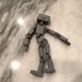 Mô hình Ted Ragdoll với đầu loa cử động linh hoạt in 3D - Thumbnail 1