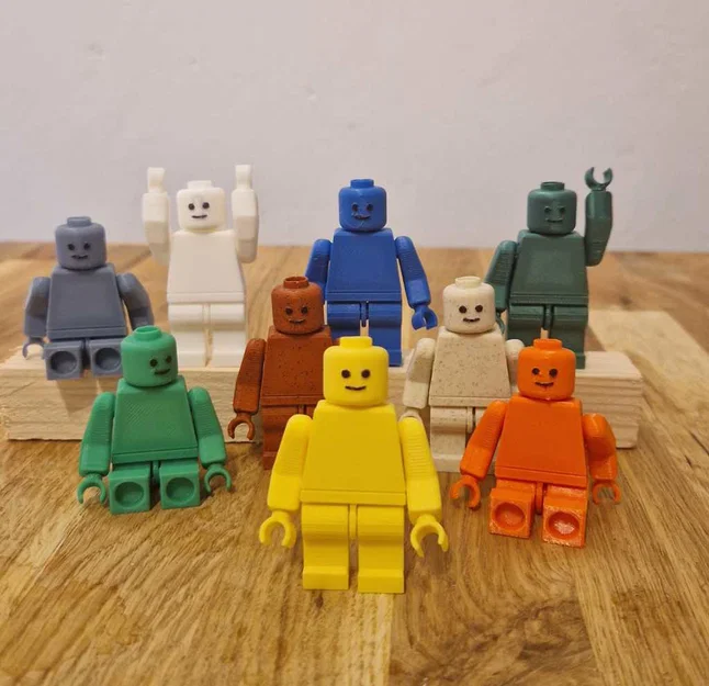 Lego man – Mô hình người Lego print-in-place, không cần lắp ráp - Image 1