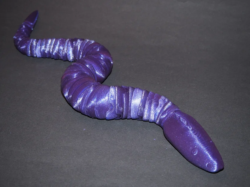 Rắn khớp nối (Articulated Snake) - in 3D print-in-place - Image 1