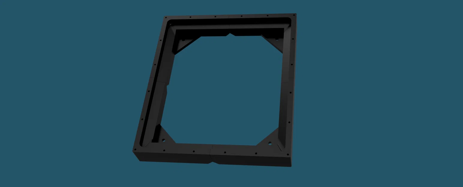 Ngàm phẳng Starlink Mini kèm tấm acrylic nắp trên (Flatmount kín) - Image 2