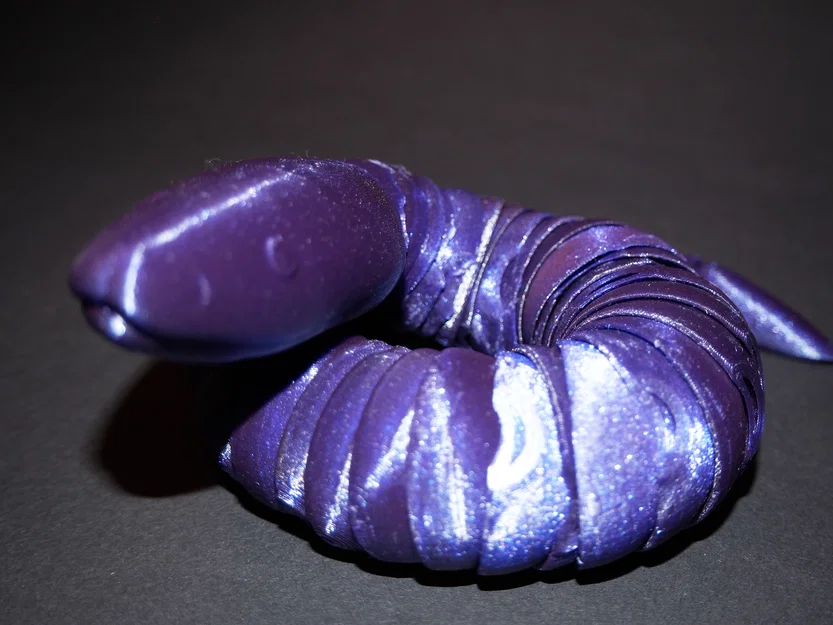 Rắn khớp nối (Articulated Snake) - in 3D print-in-place - Image 2