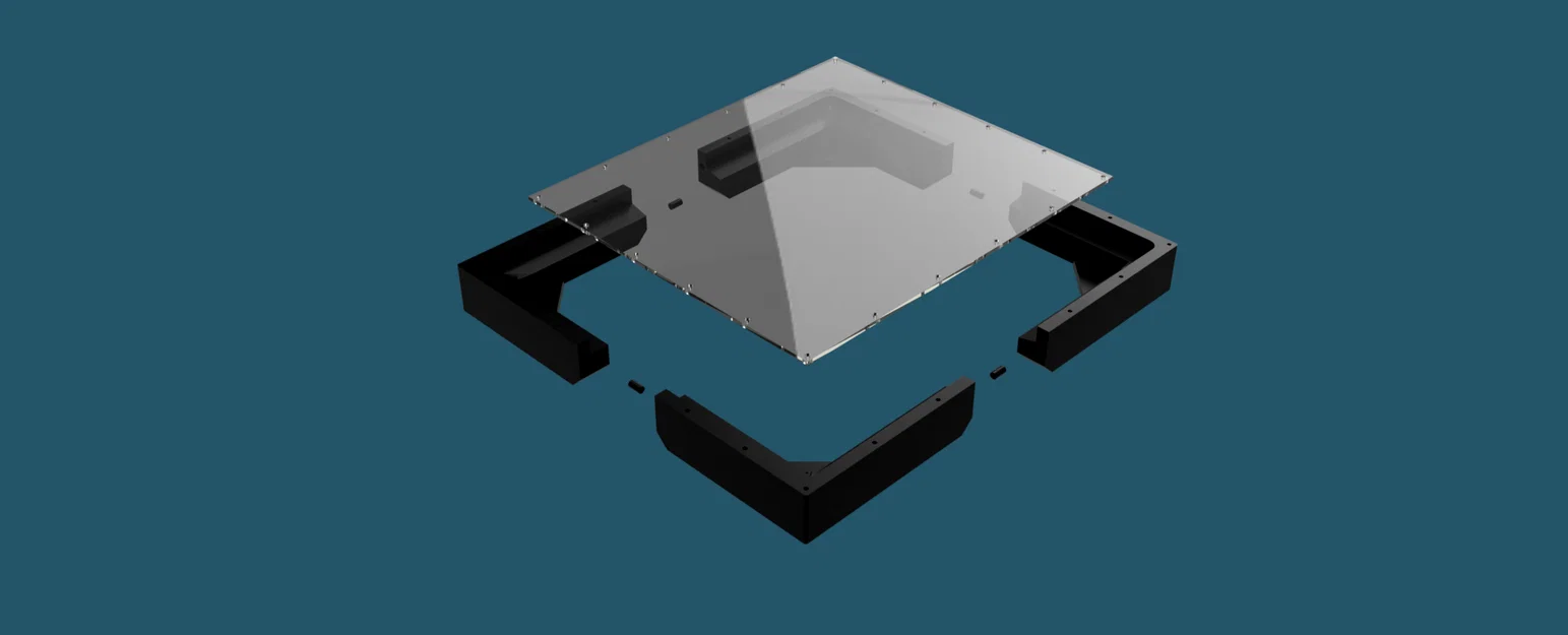 Ngàm phẳng Starlink Mini kèm tấm acrylic nắp trên (Flatmount kín) - Image 3
