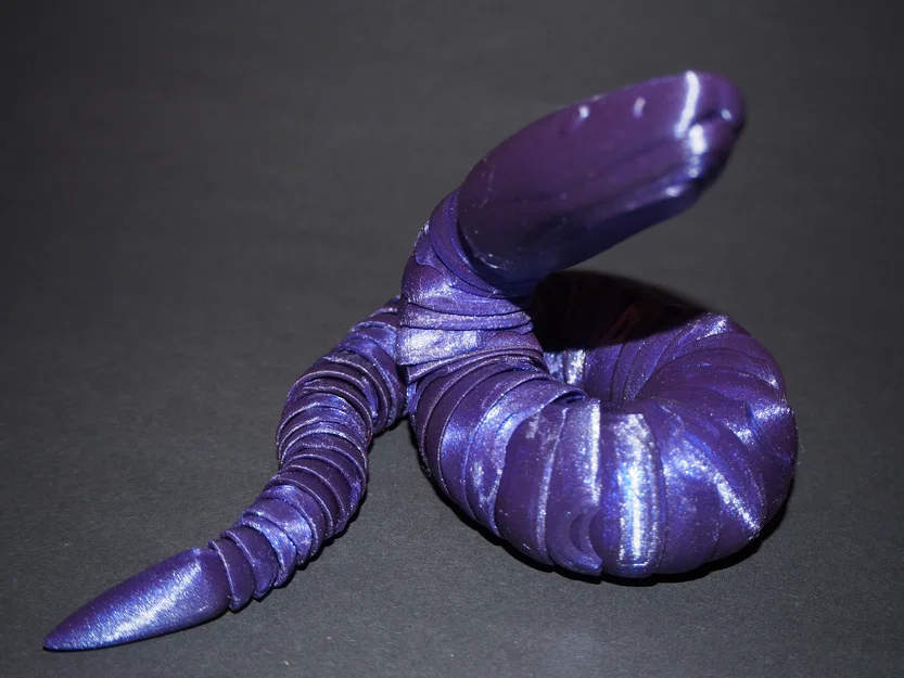 Rắn khớp nối (Articulated Snake) - in 3D print-in-place - Image 3