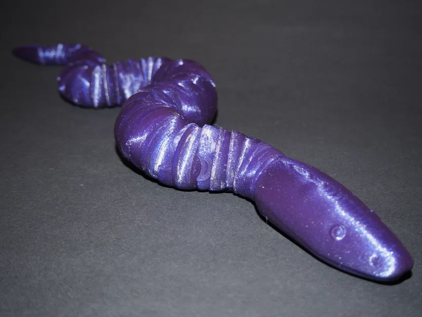 Rắn khớp nối (Articulated Snake) - in 3D print-in-place - Image 4