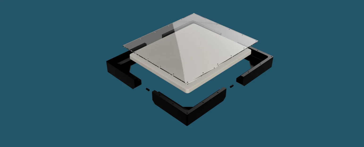 Ngàm phẳng Starlink Mini kèm tấm acrylic nắp trên (Flatmount kín) - Image 6