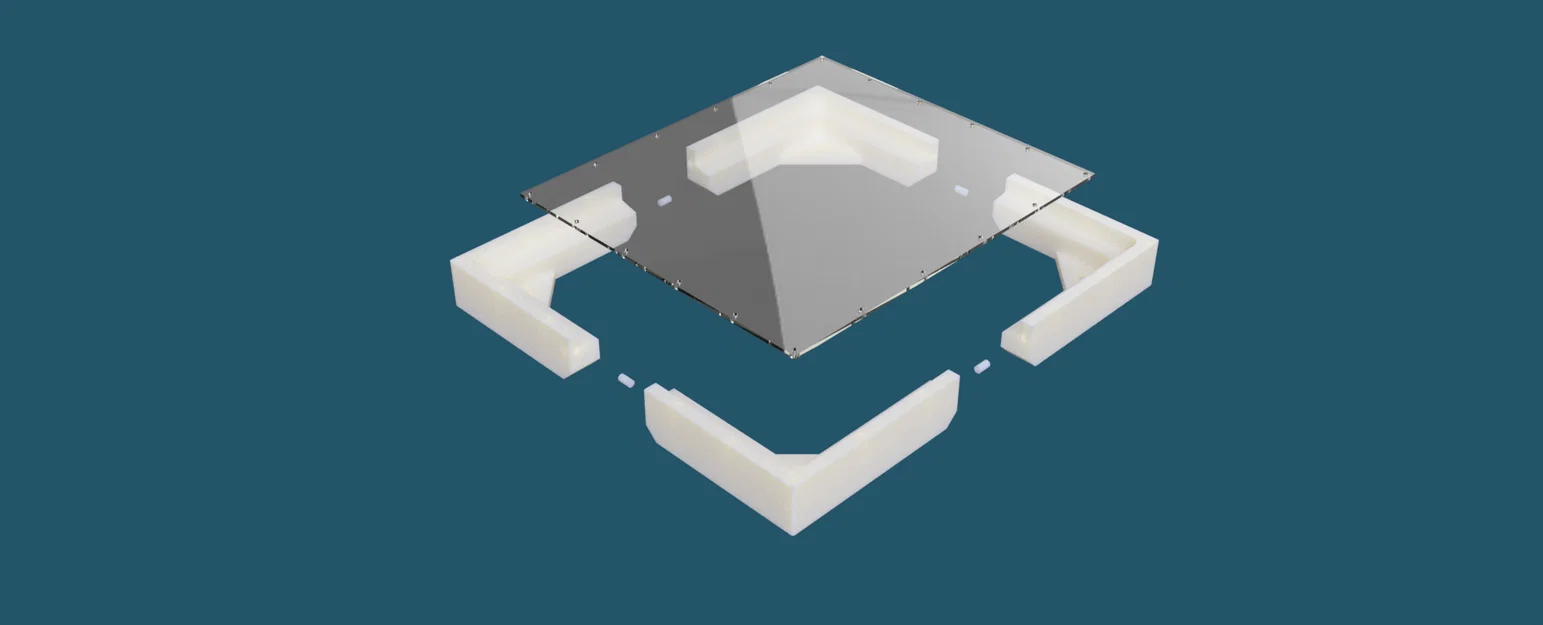 Ngàm phẳng Starlink Mini kèm tấm acrylic nắp trên (Flatmount kín) - Image 7