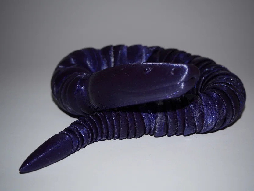 Rắn khớp nối (Articulated Snake) - in 3D print-in-place - Image 8