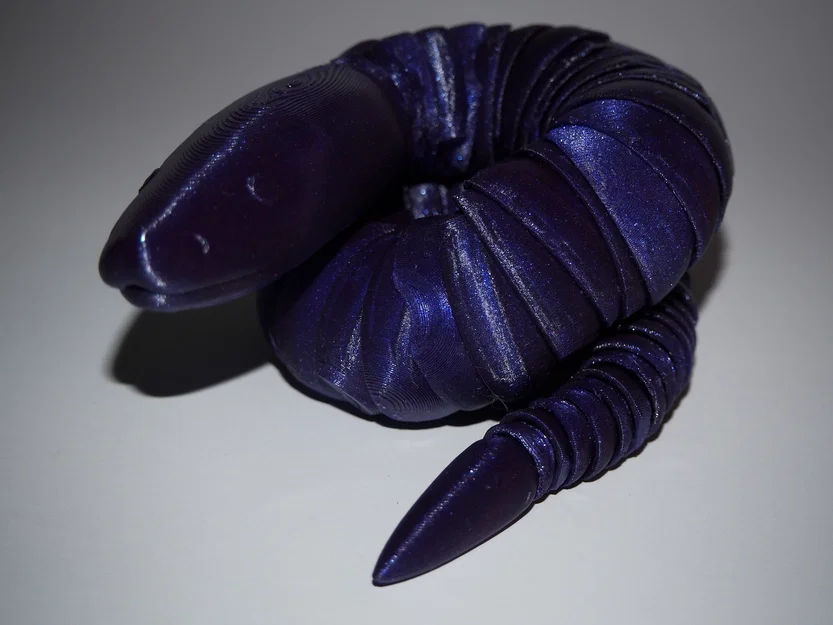 Rắn khớp nối (Articulated Snake) - in 3D print-in-place - Image 9