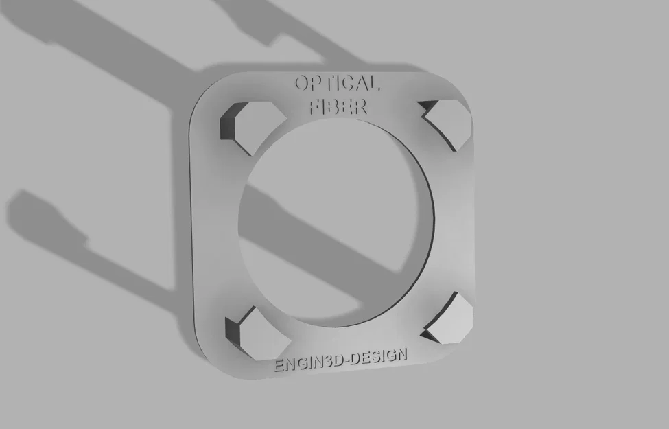 Giá đỡ cuộn dây cáp quang (Optical Fiber Loopback) in 3D tiện lợi - Image 2