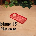 Ốp lưng bảo vệ tổ ong cho iPhone 15 Plus - In 3D độc đáo - Thumbnail 1