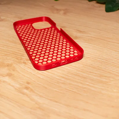 Ốp lưng bảo vệ tổ ong cho iPhone 15 Plus - In 3D độc đáo