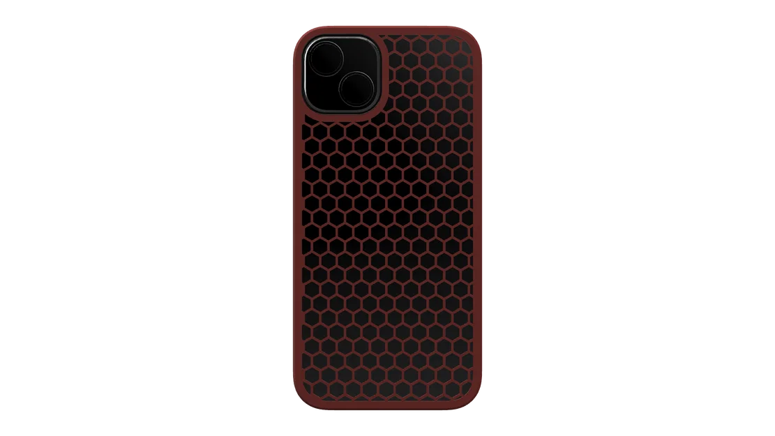 Ốp lưng bảo vệ tổ ong cho iPhone 15 Plus - In 3D độc đáo - Image 6