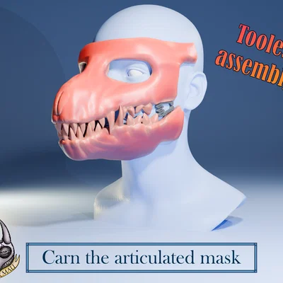 Carn – Mặt nạ khớp nối (articulated mask)