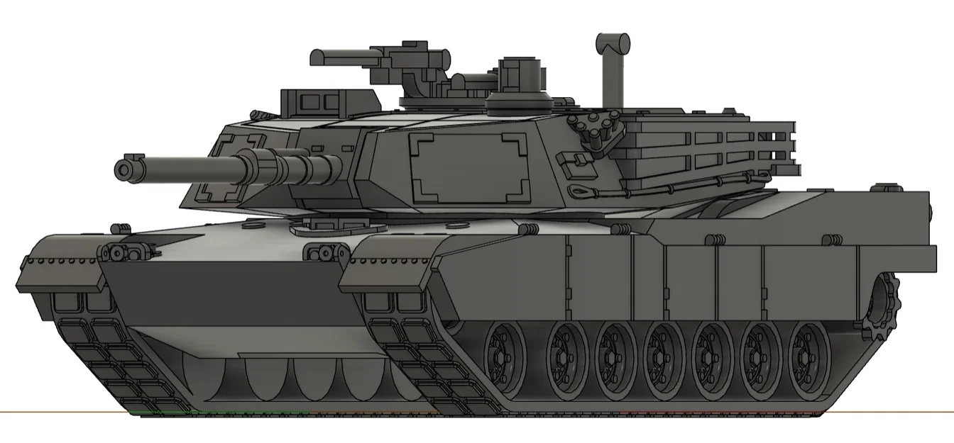 Mô hình xe tăng M1A2 Abrams SEP tỉ lệ 1:42 (in 3D chất lượng) - Image 2