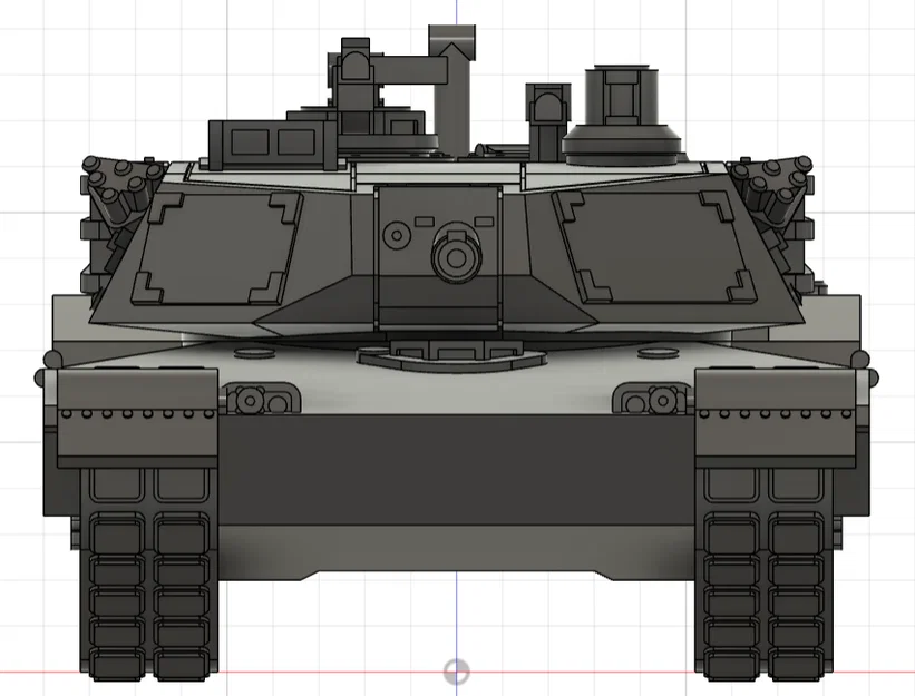 Mô hình xe tăng M1A2 Abrams SEP tỉ lệ 1:42 (in 3D chất lượng) - Image 3