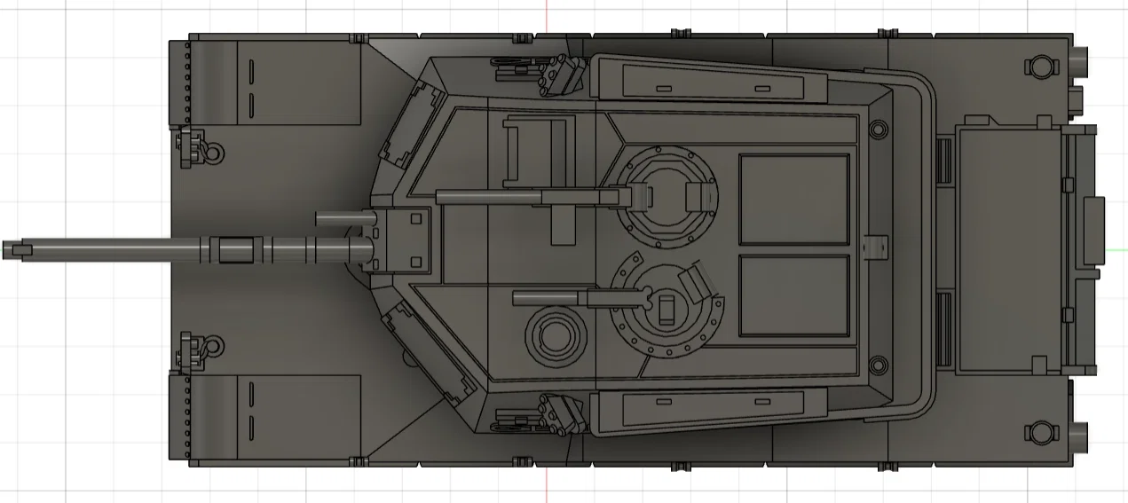 Mô hình xe tăng M1A2 Abrams SEP tỉ lệ 1:42 (in 3D chất lượng) - Image 5