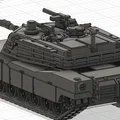 Mô hình xe tăng M1A2 Abrams SEP tỉ lệ 1:42 (in 3D chất lượng) - Thumbnail 6
