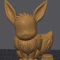 Mô hình 3D ống heo Pokemon Eevee - In không cần hỗ trợ - Thumbnail 2