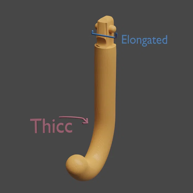 Móc Treo Chìa Khóa Mèo Bản Tinh Chỉnh (cứng hơn, dễ in hơn) - Image 4