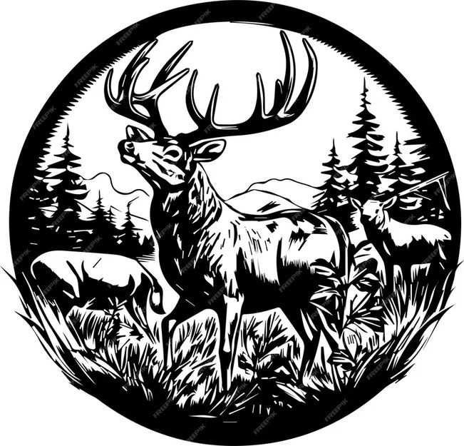 jelen – wall art treo tường từ ảnh - Image 1