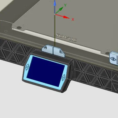Sovol SV08 5" BTT HDMI Display V1.2 - Ngàm/mount gắn vị trí zin, không cần khoan