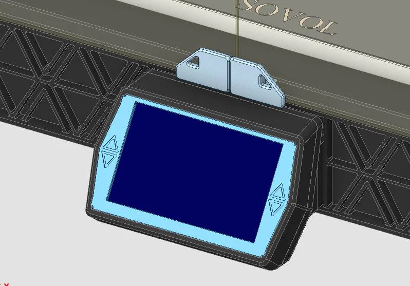 Sovol SV08 5" BTT HDMI Display V1.2 - Ngàm/mount gắn vị trí zin, không cần khoan - Image 3