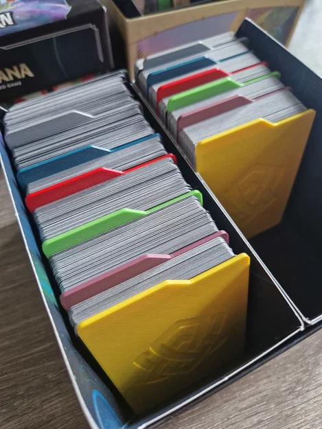 Vách ngăn bài Lorcana (Lorcana card dividers) với biểu tượng ink - Image 1