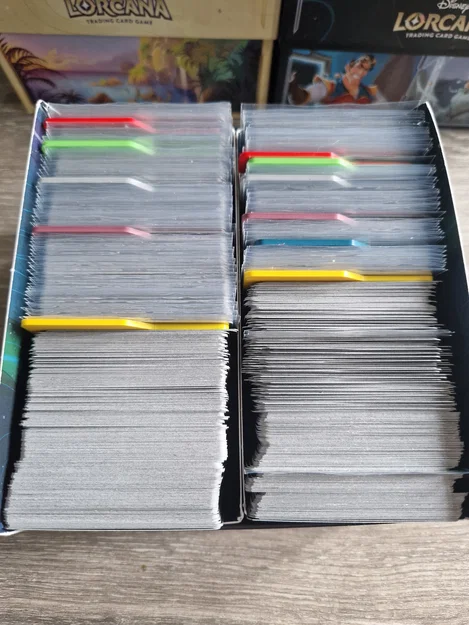 Vách ngăn bài Lorcana (Lorcana card dividers) với biểu tượng ink - Image 2