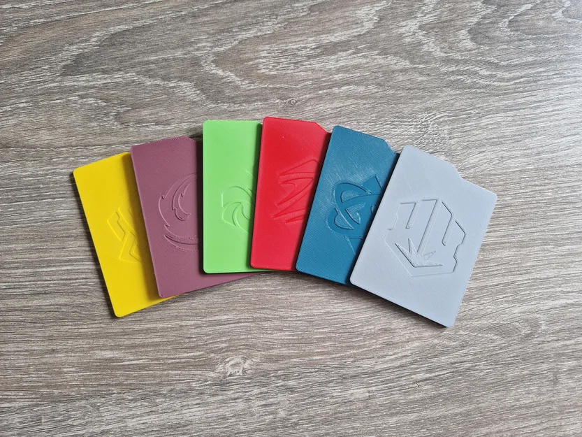 Vách ngăn bài Lorcana (Lorcana card dividers) với biểu tượng ink - Image 3