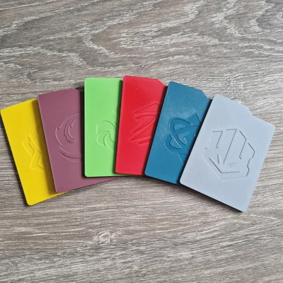 Vách ngăn bài Lorcana (Lorcana card dividers) với biểu tượng ink
