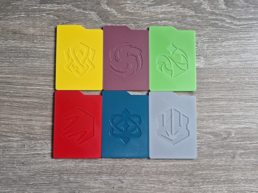 Vách ngăn bài Lorcana (Lorcana card dividers) với biểu tượng ink - Image 4