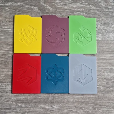 Vách ngăn bài Lorcana (Lorcana card dividers) với biểu tượng ink