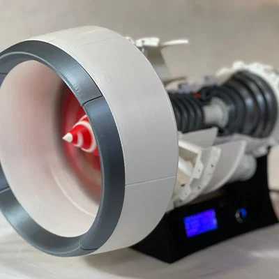 Mô hình Động cơ phản lực 3D - Turbofan Driver V3 (Đã cập nhật)