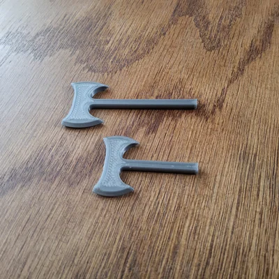 Bộ rìu chiến hai lưỡi cho mô hình Dummy 13 cực chất