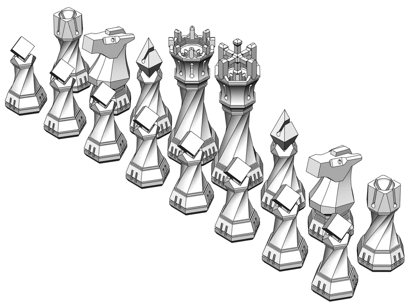 Bộ Quân Cờ (Chess Pieces) - Image 1