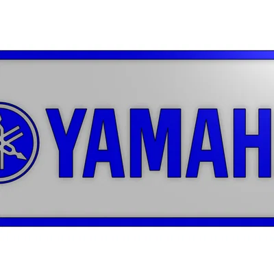 Mô hình logo Yamaha 7x3 inch - Tự in 3D trang trí siêu đẹp