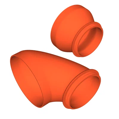 Bộ adapter ống thoát khí 4 inch cho máy in 3D Elegoo Saturn 4