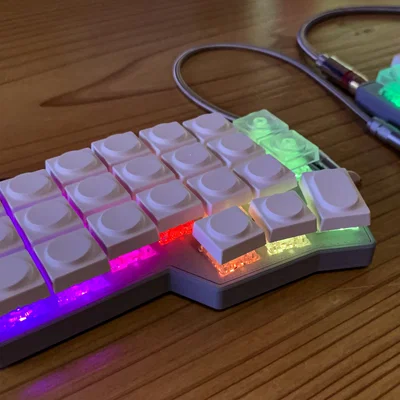 Bộ Case và Plate 3D Cho Bàn Phím Cơ Corne V4.1 MX