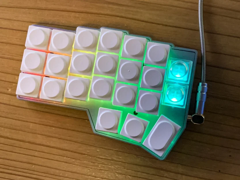 Bộ Case và Plate 3D Cho Bàn Phím Cơ Corne V4.1 MX - Image 2