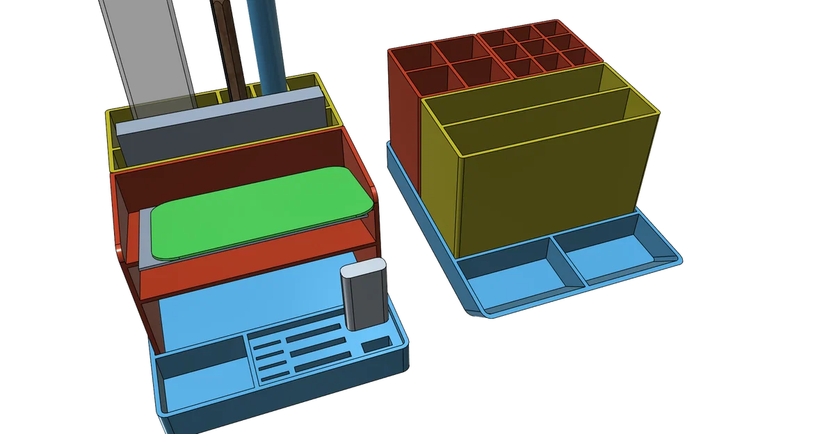 Khay đựng đồ để bàn in 3D đa năng, dễ in không cần support - Image 1