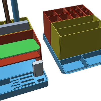 Khay đựng đồ để bàn in 3D đa năng, dễ in không cần support