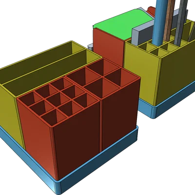 Khay đựng đồ để bàn in 3D đa năng, dễ in không cần support